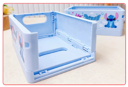 New Stitch Folding Storage Box Interstellar Baby Stitch Stacking Music Desktop Stationery Storage Rack