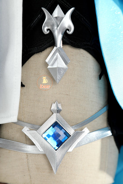 Genshin Impact Yelan Tranquil Banquet Cosplay Costume Wig Dress New Skin Uniform Outfit Halloween Party for Women Girls Props