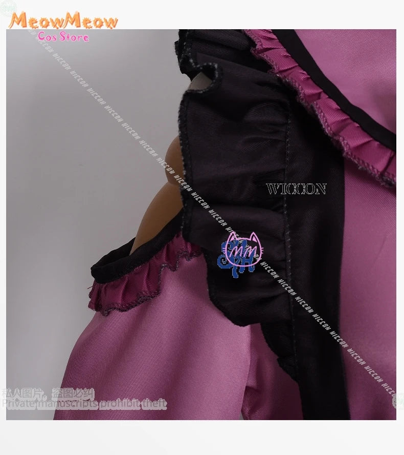 Bangdream Roselia Yukina Minato Costume Polyester Set