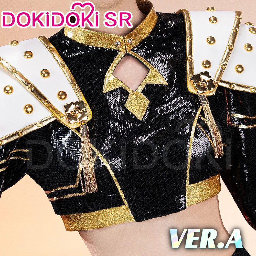 【Last Batch】IN STOCK Rumii Miraa Zoeyy Cosplay Costume【S-3XL】DokiDoki-SR Women Golden Costume Rumii Cosplay Suit Plus Size