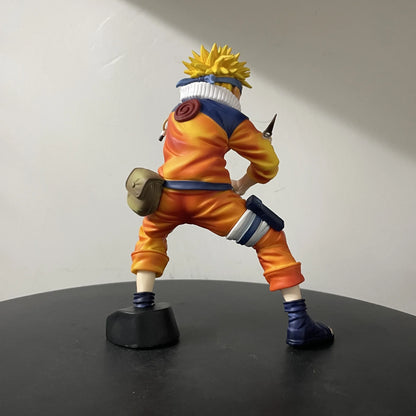19cm Childhood Uzumaki Figure Naruto Anime Naruto Collectible Pvc Statue Model for Anime Ornaments and Peripheral Figures Toy