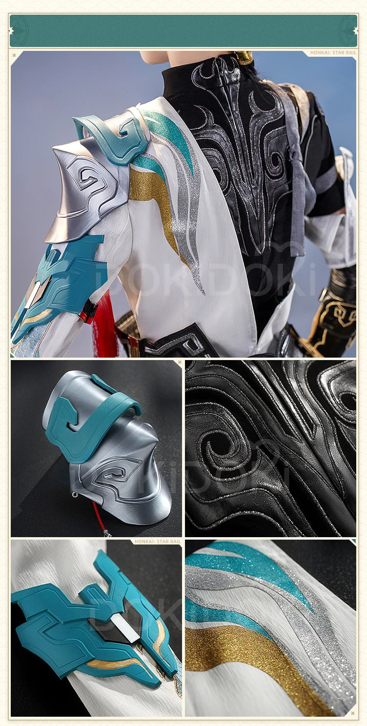 Dan Heng IL Permansor Terrae Cosplay Costume Game Honkai: Star Rail【S-2XL】DokiDoki-SR Danheng Tail Halloween Cosplay Plus Size