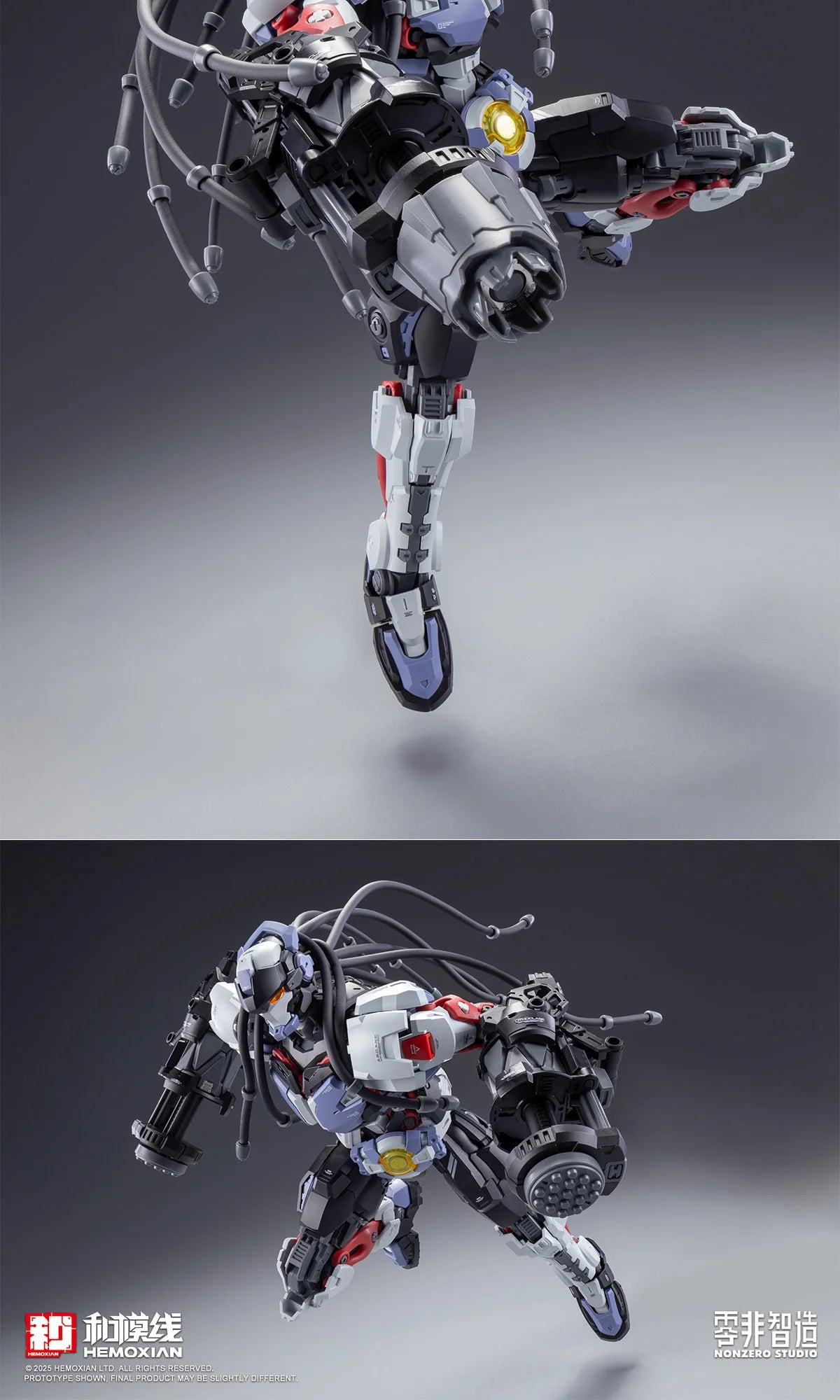 HEMOXIAN OVER ZERO 1/10 Vol.3 Boxer BAKI Assembly Model Kit Robot Action Figure PVC Toy Halloween Gift