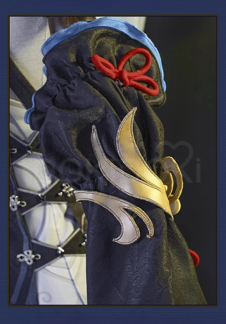 Shenhe Cosplay Costume Game Genshin Impact【XS-3XL】DokiDoki-N Shen He Skin Frostflower Dew Costume Lantern Rite Cosplay Plus Size