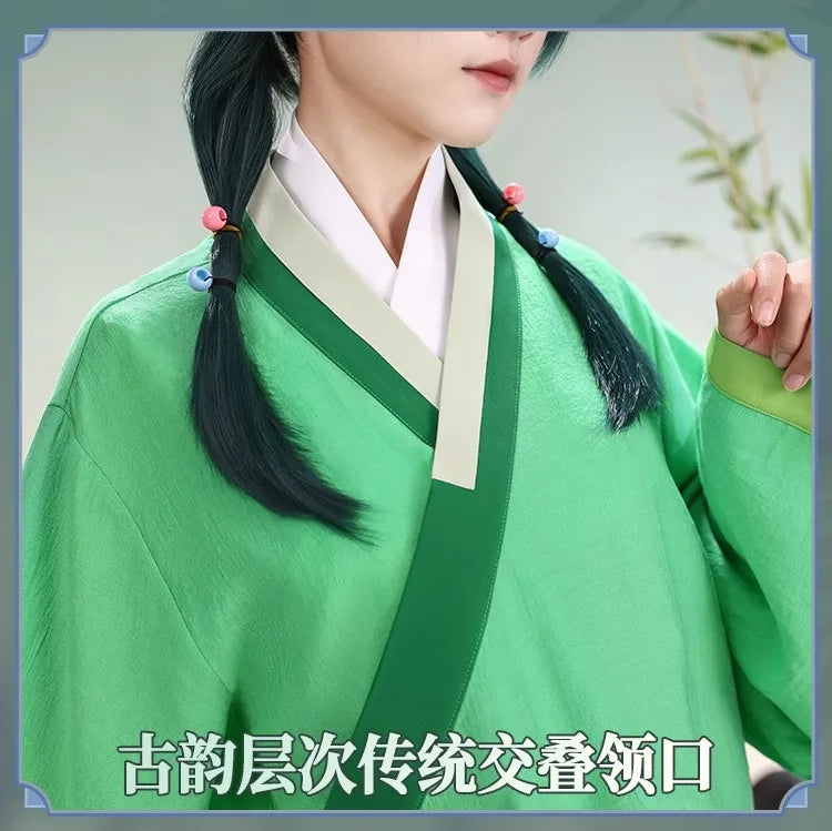 Maomao Cosplay Costume Wig Anime The Apothecary Diaries Green Outfit Dress Headwear Kusuriya No Hitorigoto Halloween for Women