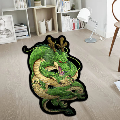 Irregular Rugs Anime Dragon Ball Z Wishing Dragon Goku Super Saiyan 4 Customize Rug Handmade Carpet Area Rug for Home Decor