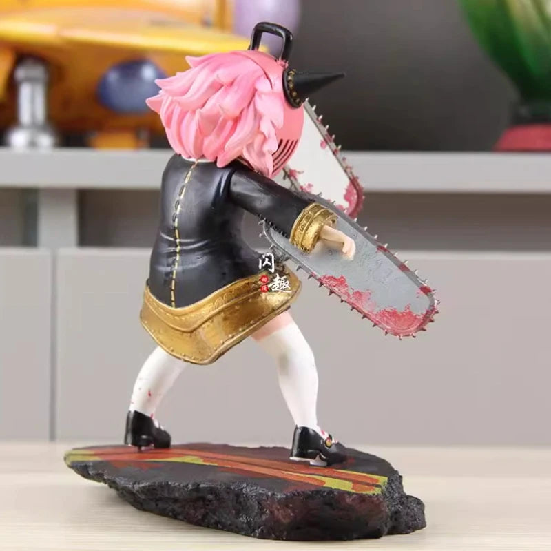 Devil Hunter Anya Forger Cos Chainsaw Man Animal Figure Peripheral Models Figurines Gk Desktop Ornaments Surprise Holiday Gifts