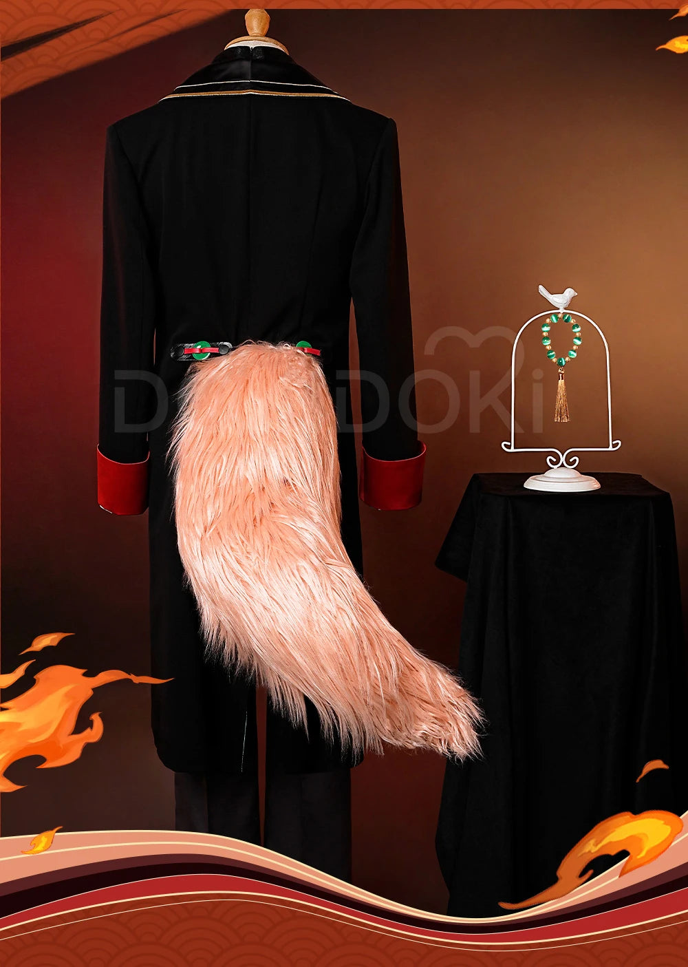 Jiaoqiu Feixiao Cosplay Costume Game Honkai: Star Rail【S-3XL】DokiDoki-R Foxian Ears Plus Size