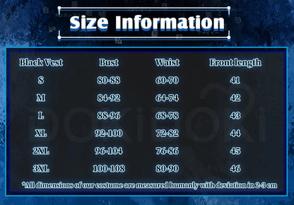 Rezee Demon Cosplay Props Anime DokiDoki Women Black Gloves Vest Apron Device Devil Props Halloween Cosplay Accessories