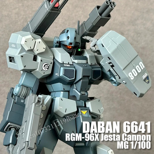 In Stock DABAN 6641 RGM-96X Jesta Cannon MG 1/100 Assembly Model Kit Action Figures Mecha Robot Plastic Model Kits Toy Gifts