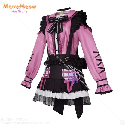 Bangdream Roselia Yukina Minato Costume Polyester Set