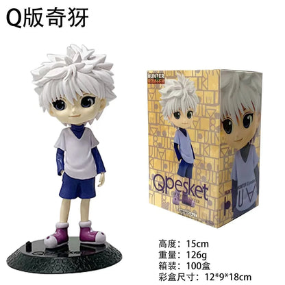 18CM Anime HUNTER×HUNTER Figure Killua Zoldyck Action Figure GON FREESS PVC Toys Doll Kurapika Gift Collection Kid Figurine