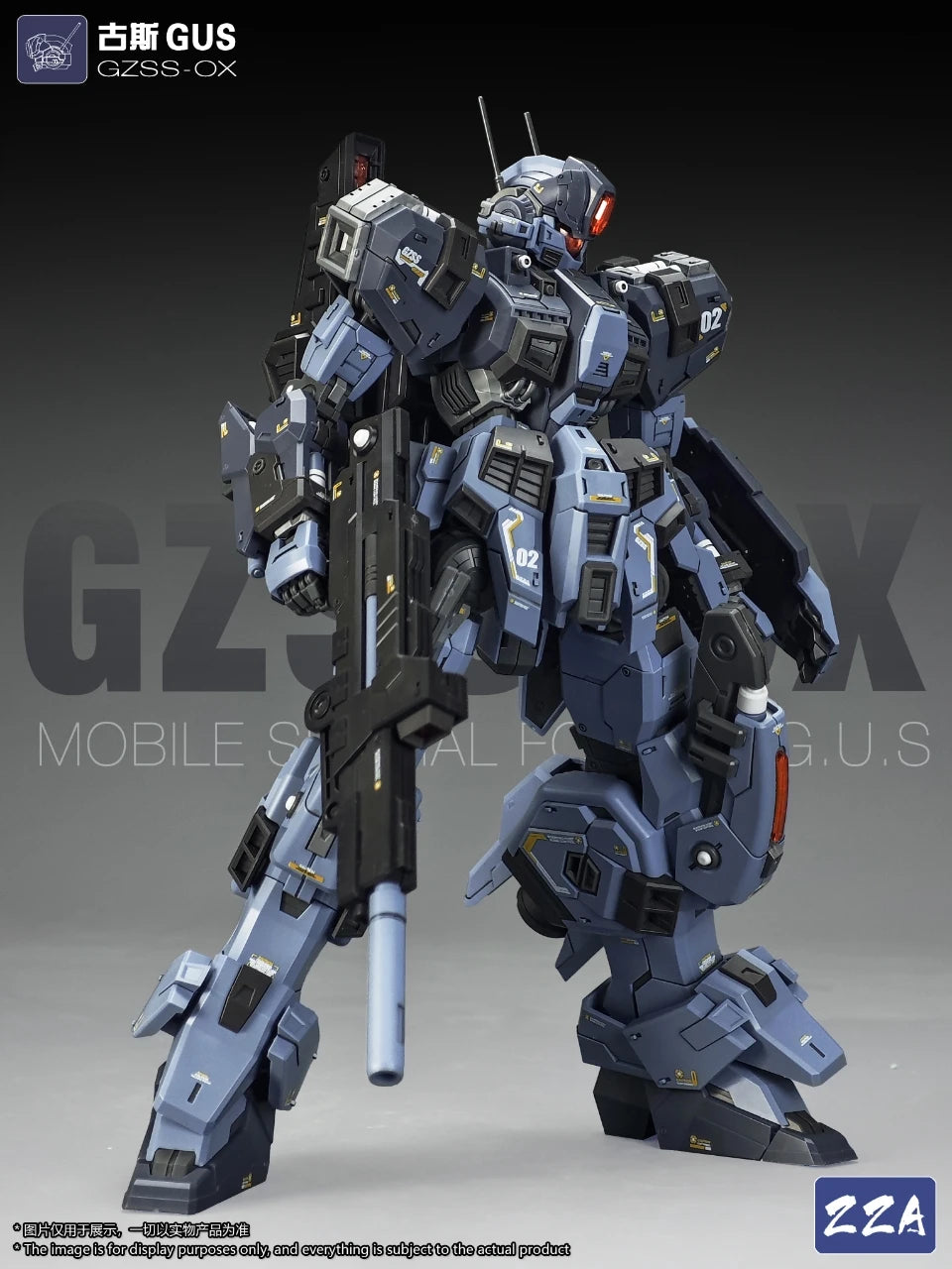 1/100 ZZZA GUS GZSS-OX Series Action Figure Mecha Warrior High Detail Detachable Assembly Model Collectible Toy Christmas Gifts