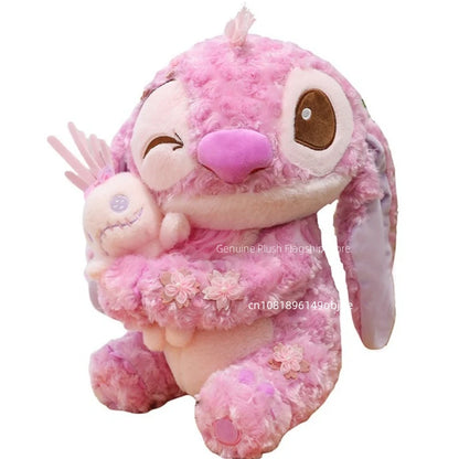 70cm Big Size Disney Lilo & Stitchanime Plush Stuffed Doll Room Decoration Peluche Pillow Angel Plushies Ornaments Gifts