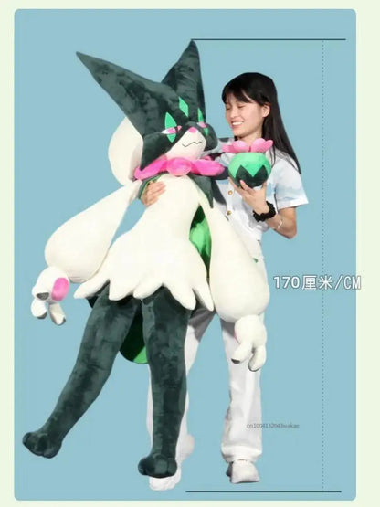 150CM Giant Pokemon Kawaii Meowscarada Plush Cartoon Anime Plushies Comfortable Soft Doll Room Cushion Decor Children's Toy Gift