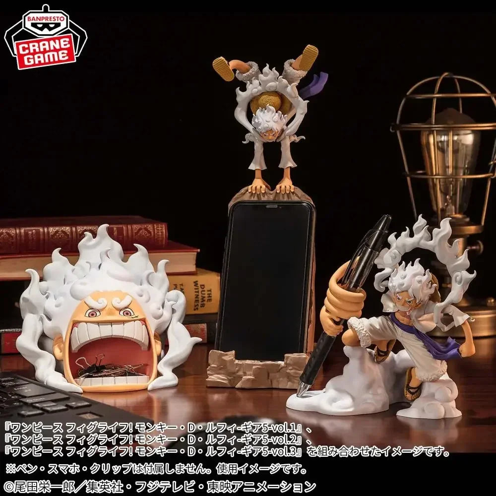 BANPRESTO Fig Life Gear 5 Monkey D Luffy Figure Anime One Piece Model Genuine Boxed Toy