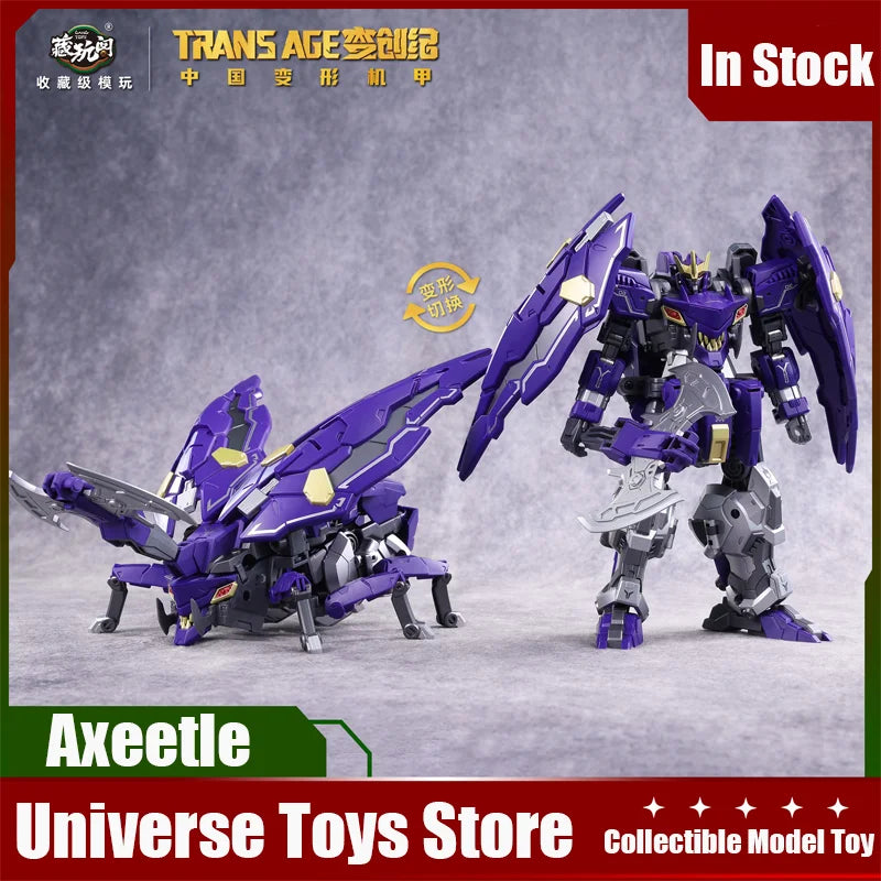 Axeetle TA-HCZ002 Series Hero Class Action Figure Transformable Rhinoceros Beetle Mecha Articulated Assembly Model Toy Fun Gifts