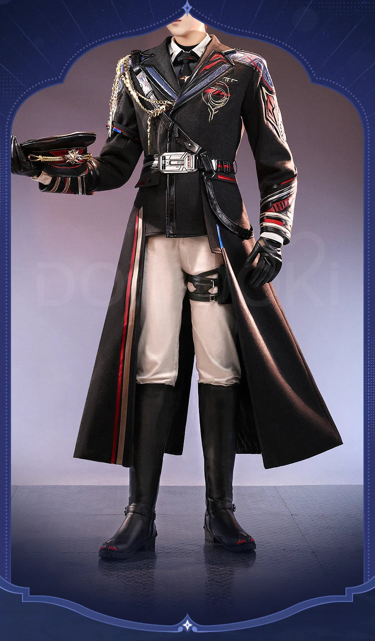 IN STOCK Caleb Cloudsreach Strategy Cosplay Costume Game Love and Deepspace DokiDoki-SR Men Xia Yizhou Caleb Cosplay Halloween