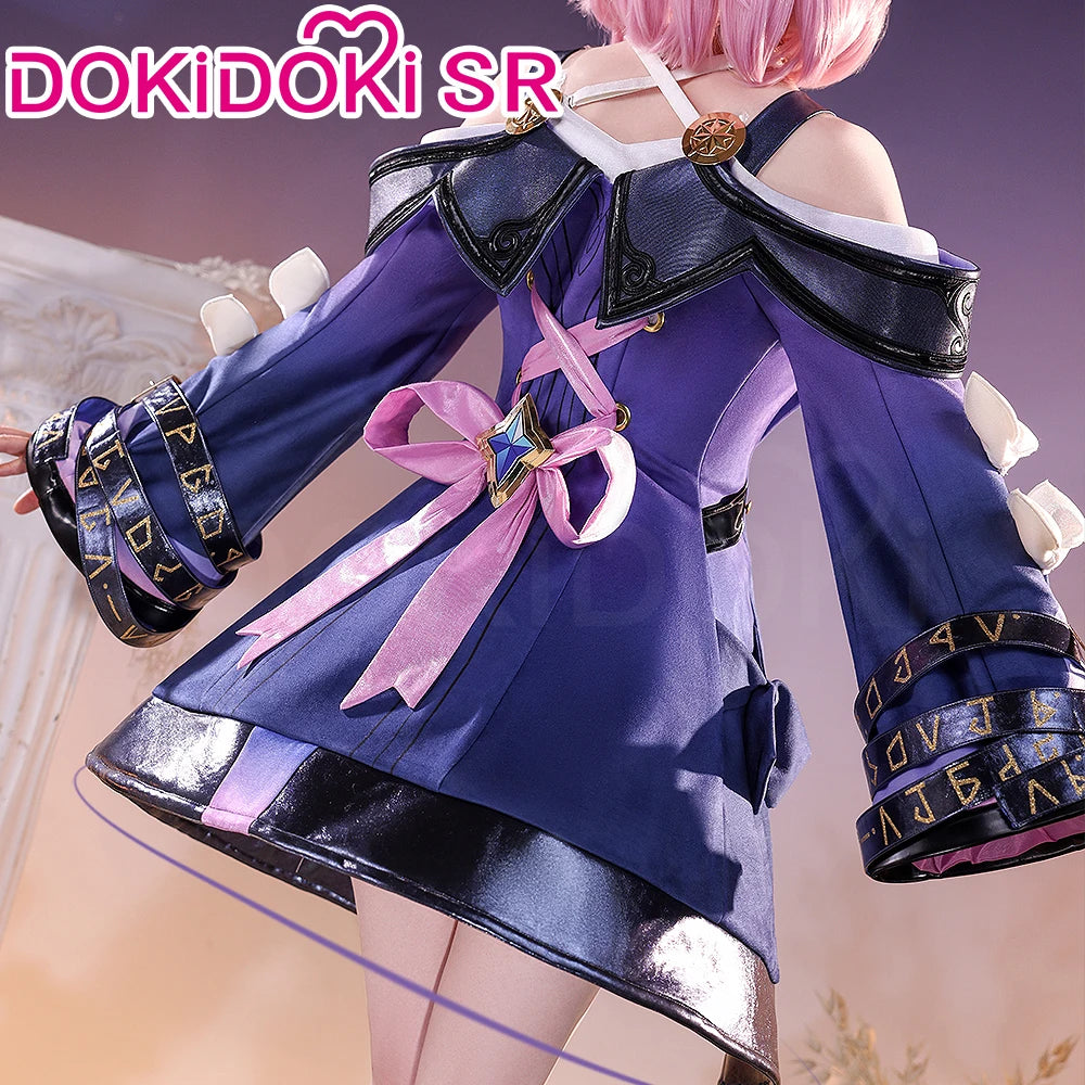 IN STOCK Cyrene Cosplay Costume Game Honkai: Star Rail【S-2XL】DokiDoki-SR HSR Metal Accessories Cyrene Wig Plus Size