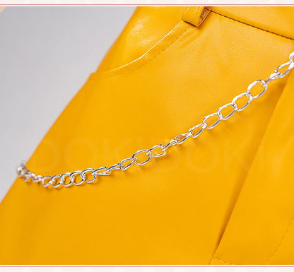 【Last Batch】IN STOCK Miraa Cosplay Costume Cosplay【S-3XL】DokiDoki-N Women Halloween Costume Black Yellow Suits Plus Si