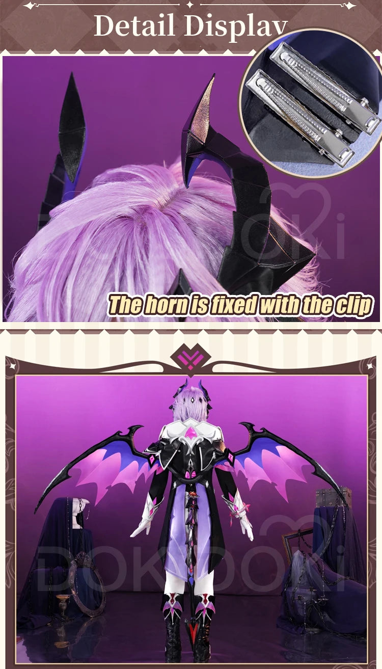 【First Batch in Dec.】Durin Cosplay Costume Genshin Impact【S-3XL】DokiDoki-R Nod-Krai Men Dragon Costume Tail Wings Plus Size