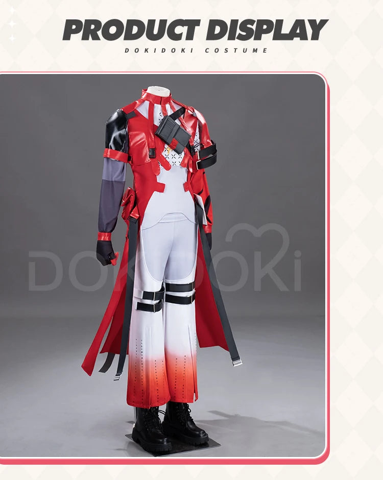 Scar Cosplay Costume Game Wuthering Waves Cosplay【S-2XL】DokiDoki-N Men Red Costume Scar Cosplay Plus Size
