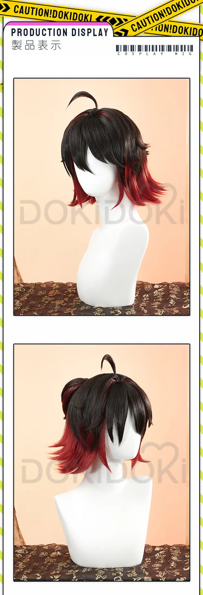 IN STOCK GaMing Wig Game Genshin Impact DokiDoki Men Hair Cosplay Hair Heat Resistant Synthetic Free Wig Cap