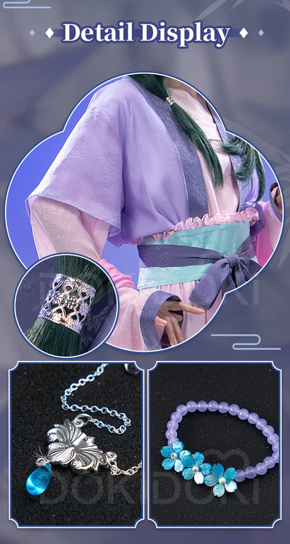 IN STOCK Maomao Cosplay Costume Anime The Apothecary Diaries【XS-3XL】DokiDoki-SR Mao Mao Costume Moon Fairy Cosplay Wig Plus Size