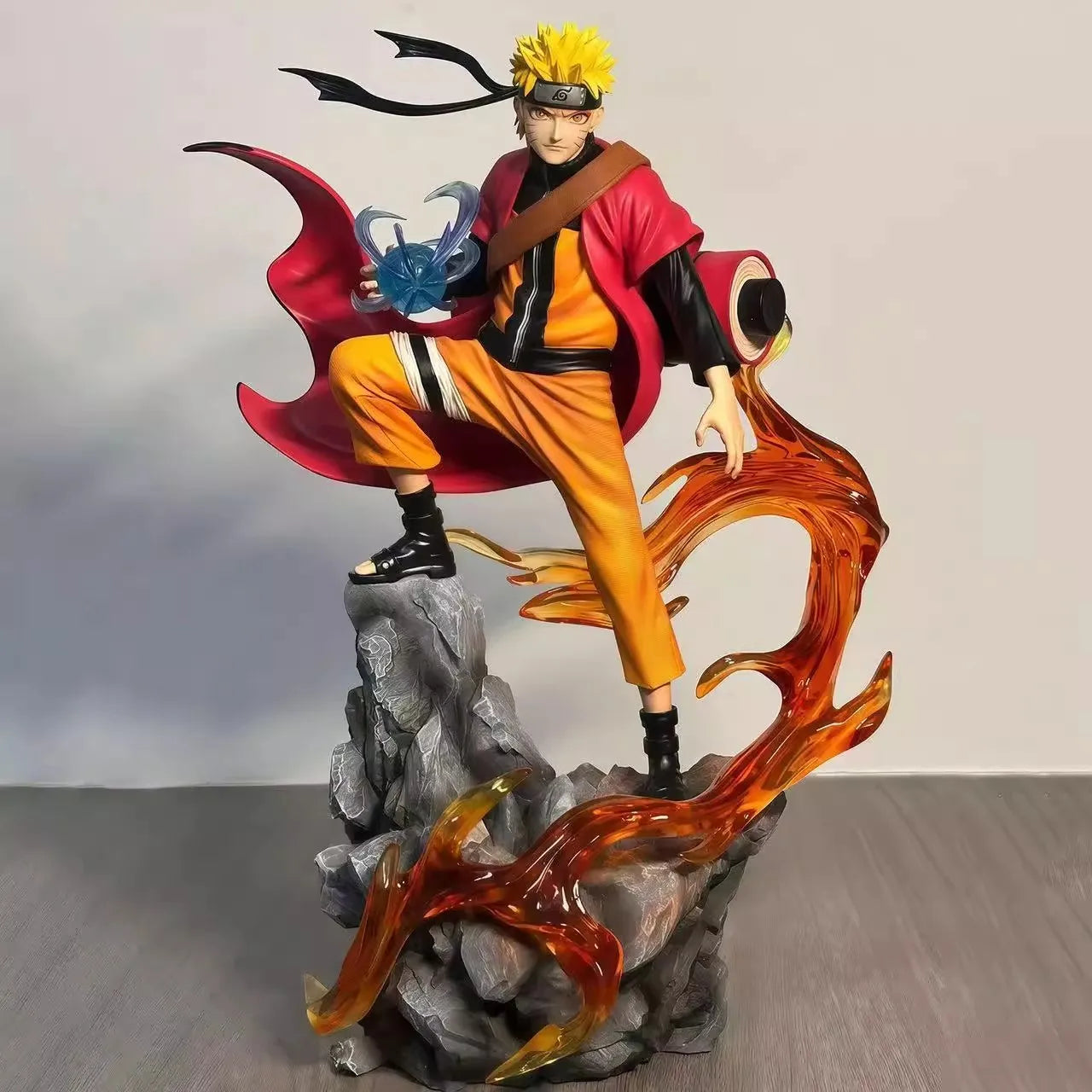 23cm Naruto Anime Figure Uzumaki Naruto Uchiha Sasuke Action Model Pvc Statue Desktop Ornament Collection Toys Gift