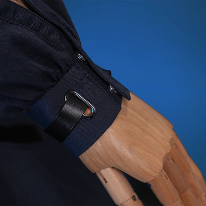 Wuthering Waves Chisa Cosplay Costume Wig Jacket Uniform Headwear Tattoo Sticker Socks Halloween Party for Women Girls Accessory