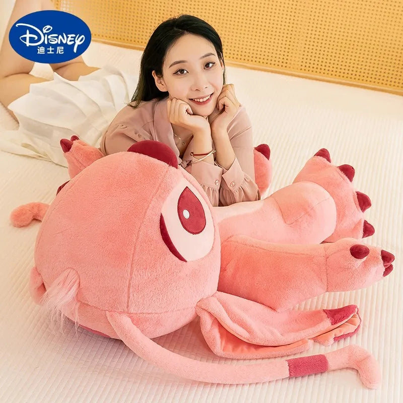 50/70/90cm Super Big Size Stitch Disney Anime Plush Stuffed Doll Angel Decoration Plushies Children Pillow Ornament Holiday Gift