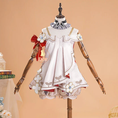 Honkai Star Rail Tribbie Cosplay Costume Wig Dress Uniform Headwear Wings Game Props Halloween Party for Women Girls Carnival