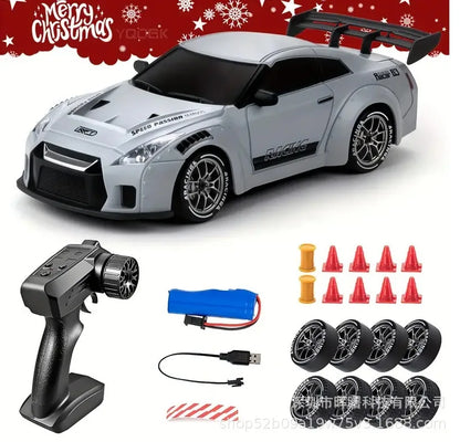 1: 24 Speed Four-wheel Drive RC Drift Remote Control Car 2.4G Remote Control Racing Car Children Electric Toy Christmas Gift