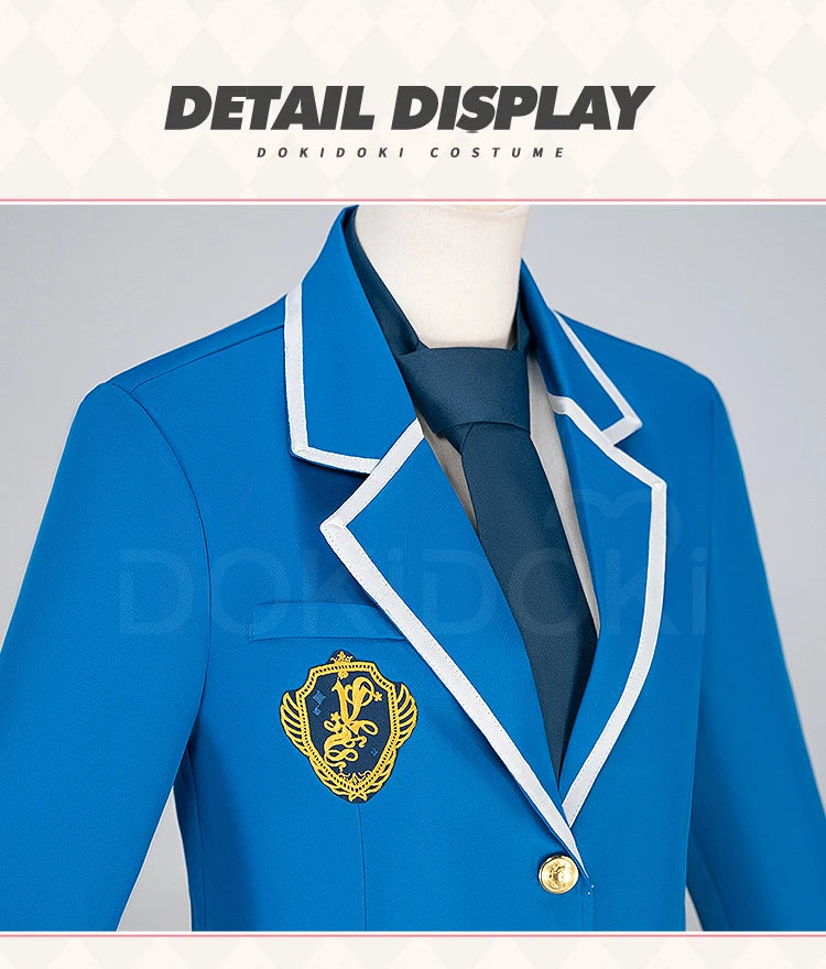 Anzu Heroine Costume Cosplay Game Ensemble Stars【S-3XL】DokiDoki-N ES Costume Women School Uniform Plus Size