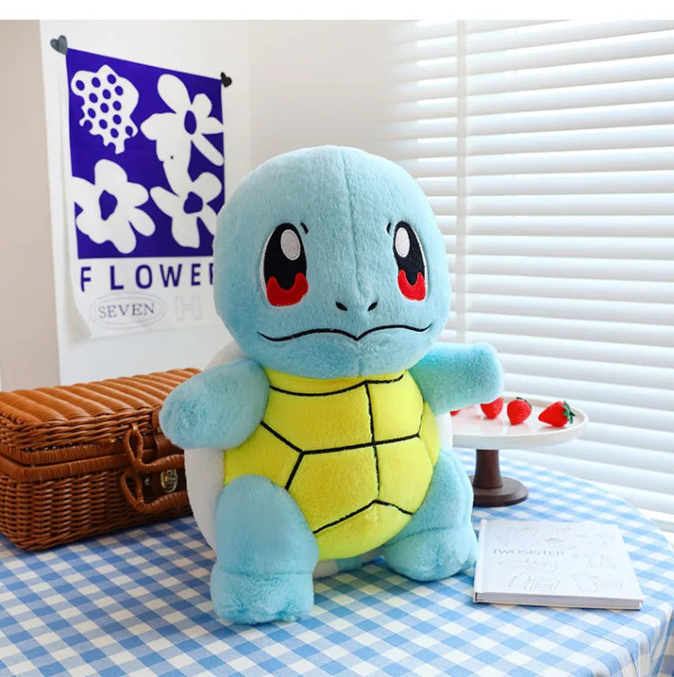 35-60CM Big Size Pokemon Charmander Plushies Squirtle Cartoon Anime Peluche Ornament Comfortable Soft Doll Children Toy Gift