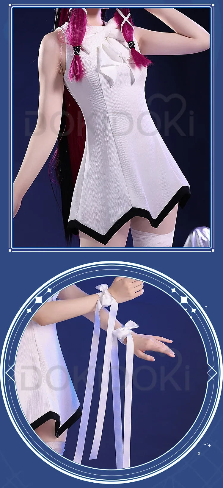 IN STOCK Columbina Cosplay Game Genshin Impact Fatui Harbinger Cosplay Costume DokiDoki-SR Cloak Women Cosplay Christmas