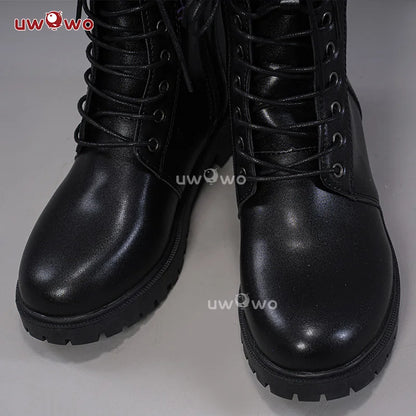 UWOWO Genshin Impact Lynette Cosplay Shoes Boots Lyney Anemo Cat Fontaine Cospaly Footwear-Boots