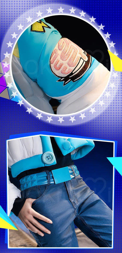 IN STOCK Seragaki Aoba Cosplay Costume Game Dramatical Murder【XS-2XL】DokiDoki-R Halloween Coat Seragaki Belt Plus Size