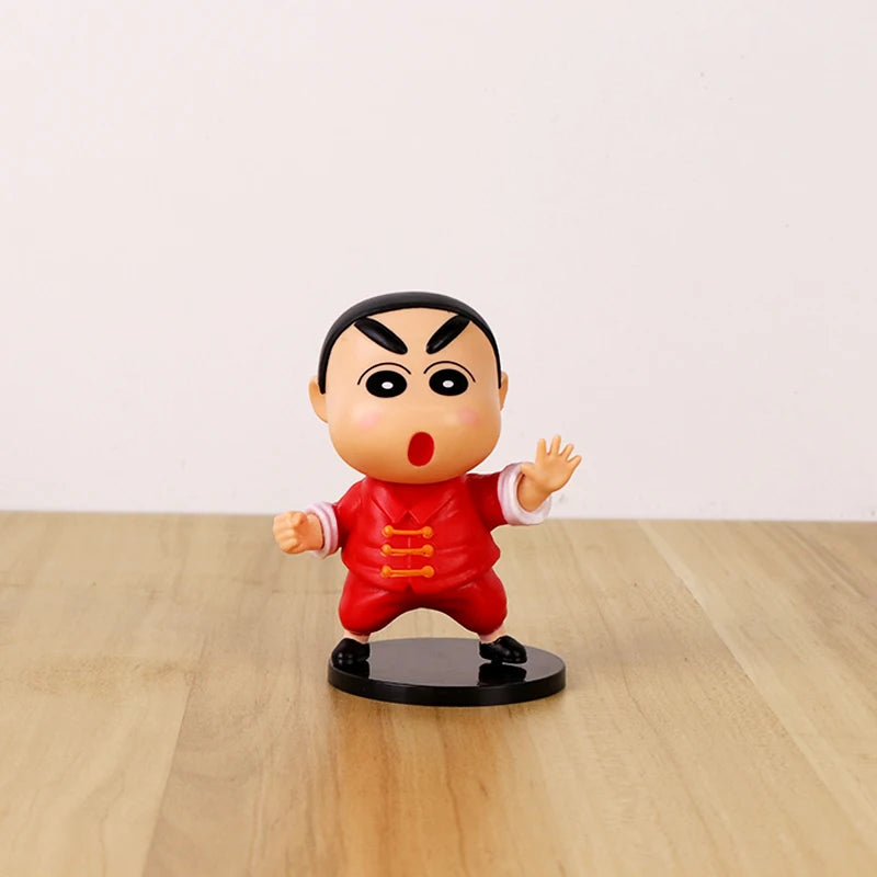 New 8cm Crayon Shin-chan Cos Anime Game Characters Action Figure Anime Figurine Pvc Collection Model Toys Kids Gifts ﻿