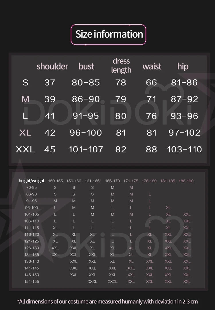 Mikuu Cosplay Costume【S-2XL】 DokiDoki-R Mikku Maid Nurse Sexy Dress Mikuu Rabbit Hole Cosplay Plus Size