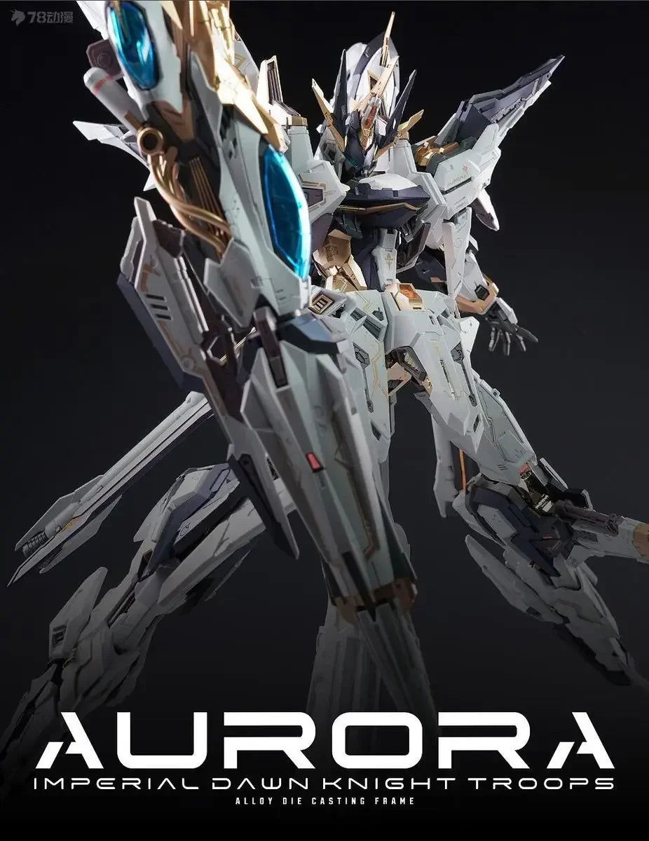 Original Infinite New Star 1/100 Aurora Imperial Dawn Knight Troops Alloy Die Casting Frame Model Halloween Gift