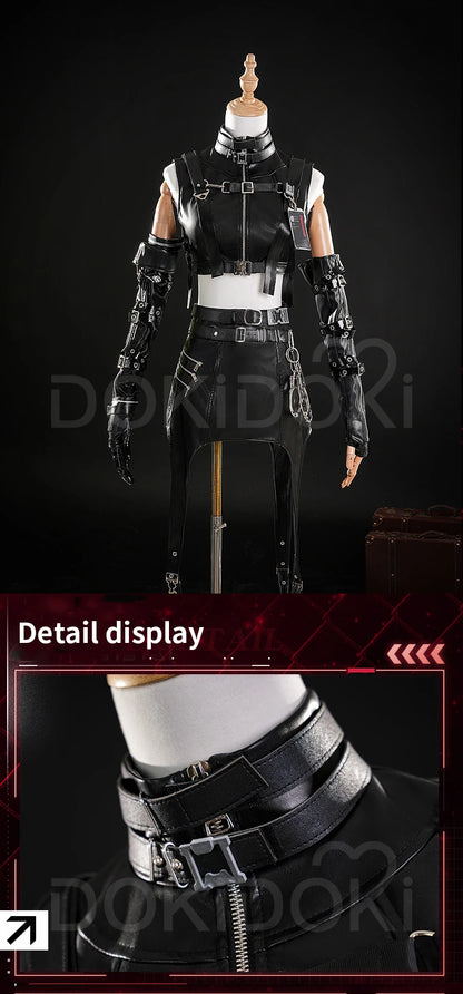 IN STOCK Night's Companion Heroine Cosplay Costume Game Love and Deepspace【XS-2XL】DokiDoki-R Women Leather Plus Size