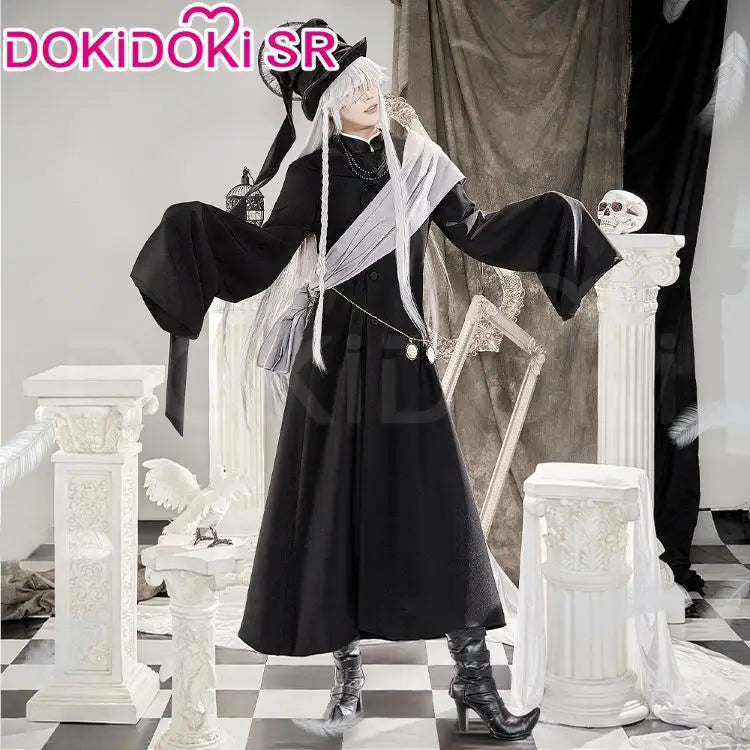 Ciel Phantomhive Andateika Cosplay Shoes Anime DokiDoki Men 9cm Heel Ciel Phantomhive Brown Cosplay Undertaker Halloween Boots