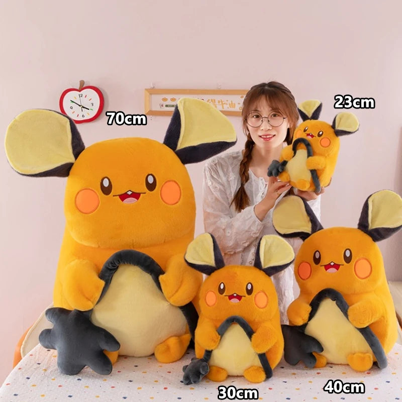 23/70cm Dedenne Pokemon Plush Toys Anime Doll Cartoon Rat Large Pokémon Plushie Kawaii Stuffed Gift for Kids Birthday Xmas