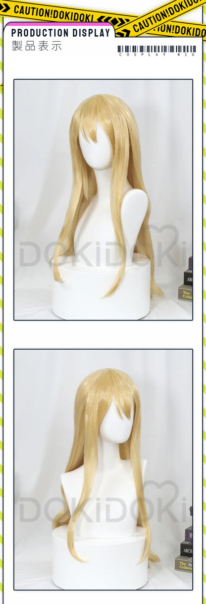 IN STOCK Kotobuki Tsumugi Wig Anime K-ON！Cosplay Wig DokiDoki Women 70cm Long Hair K-ON Kotobuki Tsumugi Wig Free Wig Cap