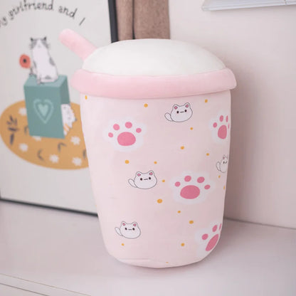 Various Play Doll Boba Plushies Mini Dolls in a Boba Cup Can Flip Boba Tea Toy Many Size Boba Tea Cushions for For Kids Girl