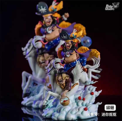 2025 Blackbeard Marshall D Teach Figures Manga One Piece Anime Figure Black Beard Gk Statue Model Collection Room Ornament Gift