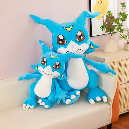 Original Digimon Large Size 75cm Dilu Station Bada Doll Cute Agumon Stuffed Animal Doll  Room Decorations Children Birthday Gift