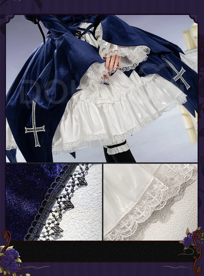 Suiginto Cosplay Costume Anime Rozen Maiden DokiDoki-SR  Suigintou Women Mercury Lampe Lolita Gothic Halloween Dress Suiginto