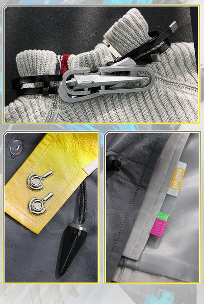 Endministrator A B Cosplay Costume Game Arknights DokiDoki-SR Men Endministrator Cosplay Mask Halloween